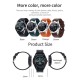 Multi-function Large Screen Waterproof Intelligent Watch BT Call Message Reminder Sport Record Health Monitor (Black)