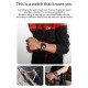 Multi-function Large Screen Waterproof Intelligent Watch BT Call Message Reminder Sport Record Health Monitor (Black)