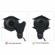 Multi-function Large Screen Waterproof Intelligent Watch BT Call Message Reminder Sport Record Health Monitor (Black)