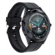 Multi-function Large Screen Waterproof Intelligent Watch BT Call Message Reminder Sport Record Health Monitor (Black)