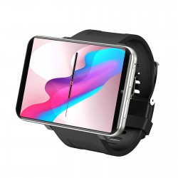 DM100 4G Smart Watch Sports WiFi GPS BT Smartwatch 2.86 Inch Touch Screen Android 7.1 1GB/16GB Music Player Phone Call 5MP Camera IP67 Waterproof Support Nano SIM Card Heart Rate Tracker Pedometer