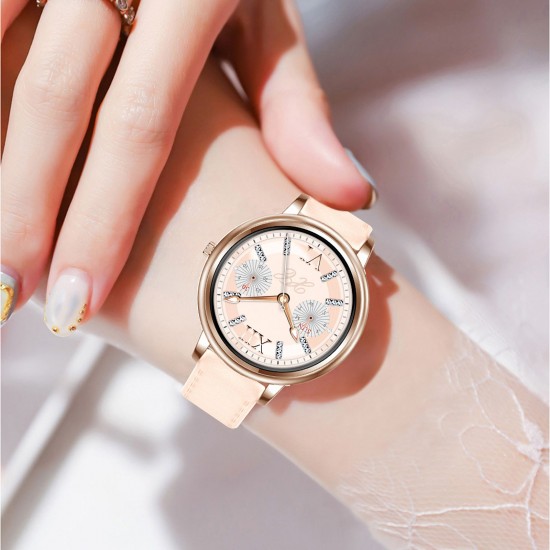 Women Smart Watch Fitness Tracker Bluetooth Bracelet Smart Sports Band Heart Rate Blood Pressure Sleeping Monitor Wristband Touch Screen IP67 Waterproof Information Reminder