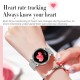 Women Smart Watch Fitness Tracker Bluetooth Bracelet Smart Sports Band Heart Rate Blood Pressure Sleeping Monitor Wristband Touch Screen IP67 Waterproof Information Reminder