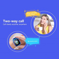 G2 Intelligent Kids Watch Children Smartwatch Built-in 7 Children Puzzle Games Phone Watch Built-in 5 Languages (English/French/German/Spanish/Italian)