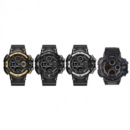 Men's Watch Sports Electronic Watch Cool Luminous Wristwatch Outdoor Waterproof Watches Big Screen Stopwatch Alarm Clock Hourly Chime Men's Watch Sports Electronic Watch Cool Luminous Wristwatch Outdoor Waterproof Watches Big Screen Stopwatch Alarm Clock Hourly Chime